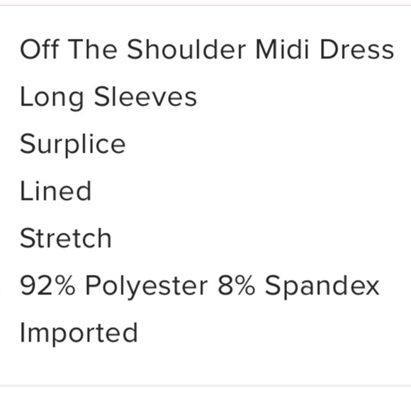 Off the shoulder midi dress - Picture 2 of 3